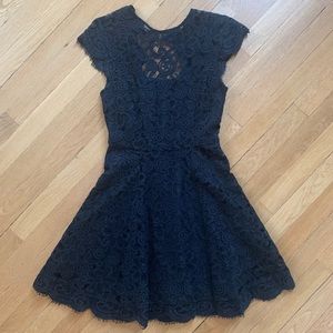 BB Dakota black lace dress